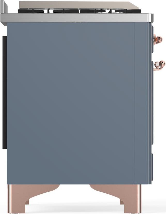 Ilve UM36FNR3BGP Blue Grey With Copper Trim, Natural Gas