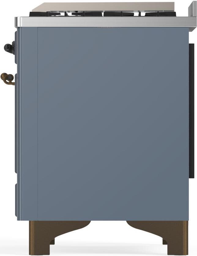 Ilve UM36FNR3BGB Blue Grey With Burnished Trim, Natural Gas