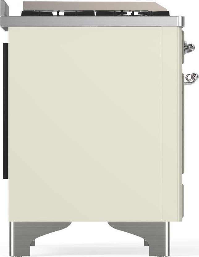 Ilve UM36FNR3AWCLP Antique White With Chrome Trim, Liquid Propane
