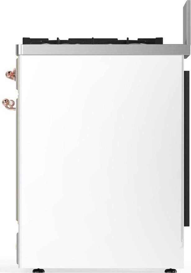 Ilve UM30QNR3WHPLP White With Copper Trim, Liquid Propane