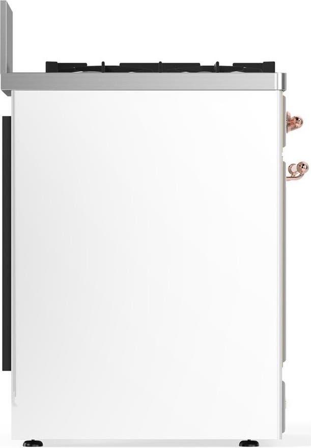 Ilve UM30QNR3WHPLP White With Copper Trim, Liquid Propane