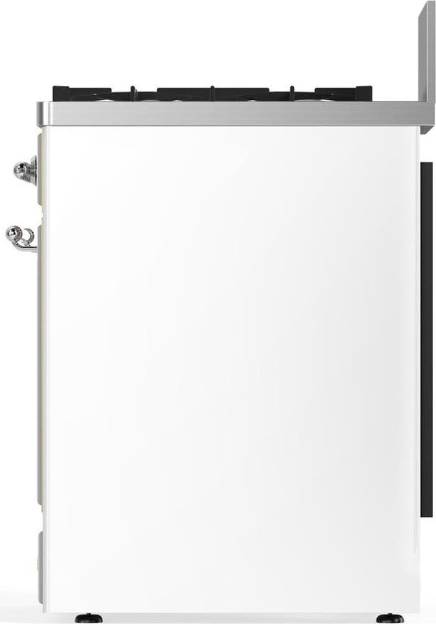 Ilve UM30QNR3WHC White With Chrome Trim, Natural Gas