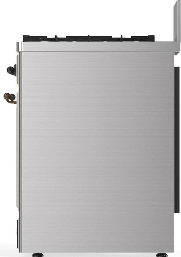 Ilve UM30QNR3SSBLP Stainless Steel With Burnished Trim, Liquid Propan...