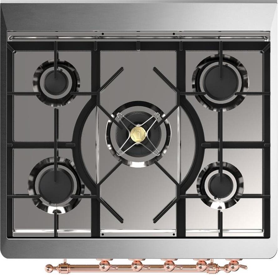 Ilve UM30QNR3RAP Ral With Copper Trim, Natural Gas