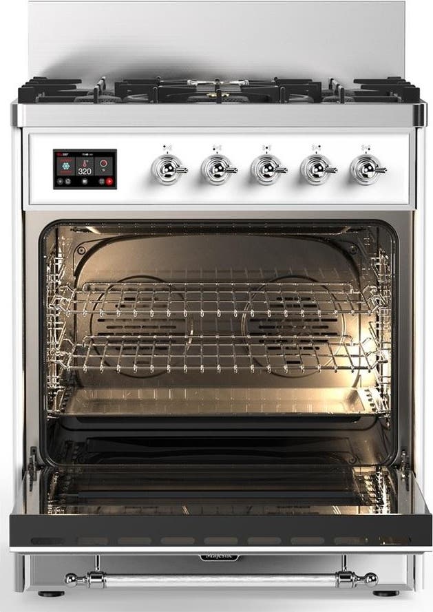 Ilve UM30QNR3RACLP Ral With Chrome Trim, Liquid Propane