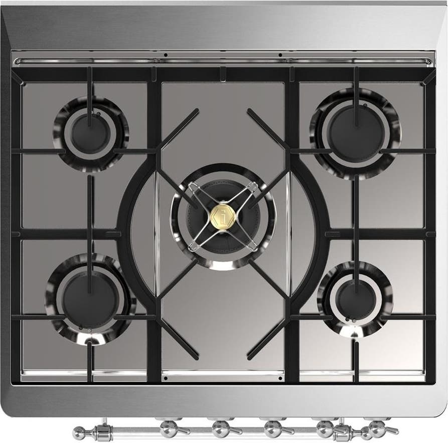Ilve UM30QNR3MBCLP Midnight Blue With Chrome Trim, Liquid Propane