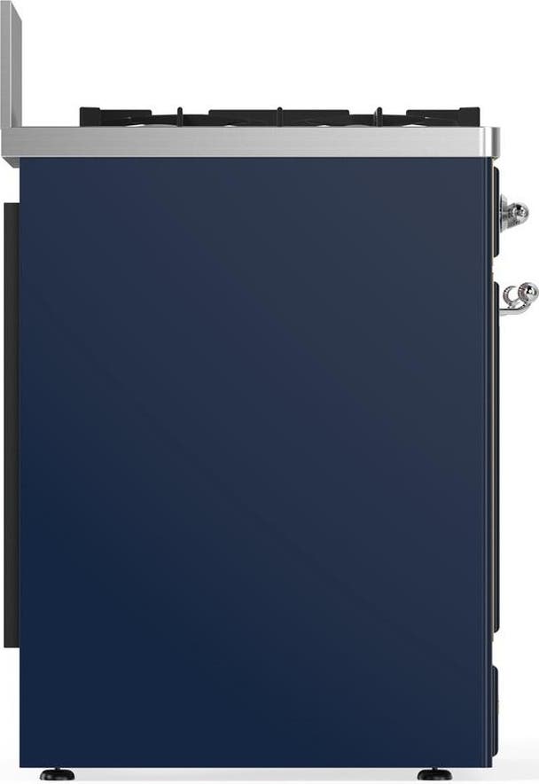 Ilve UM30QNR3MBC Midnight Blue With Chrome Trim, Natural Gas