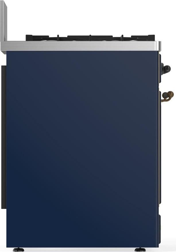 Ilve UM30QNR3MBB Midnight Blue With Burnished Trim, Natural Gas