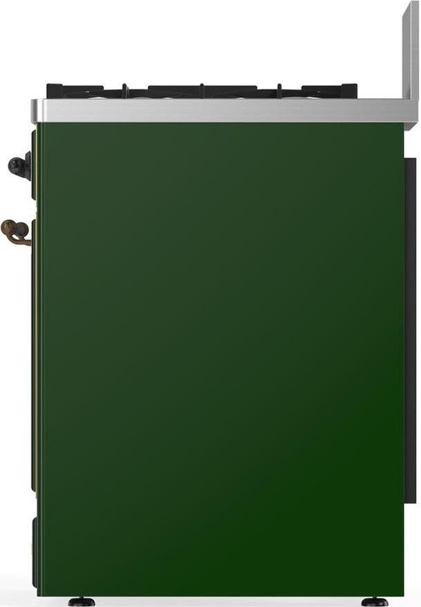 Ilve UM30QNR3EGB Emerald Green With Burnished Trim, Natural Gas