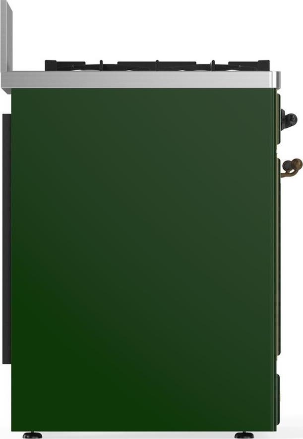 Ilve UM30QNR3EGB Emerald Green With Burnished Trim, Natural Gas