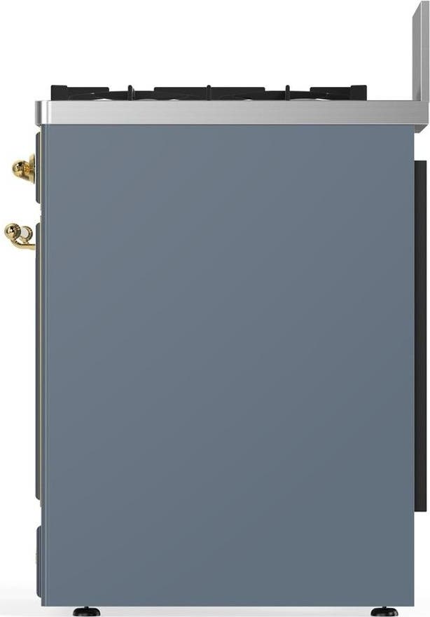 Ilve UM30QNR3BGG Blue Grey With Brass Trim, Natural Gas