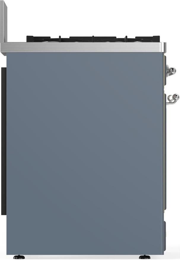 Ilve UM30QNR3BGC Blue Grey With Chrome Trim, Natural Gas