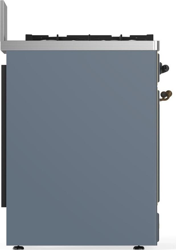 Ilve UM30QNR3BGBLP Blue Grey With Burnished Trim, Liquid Propane