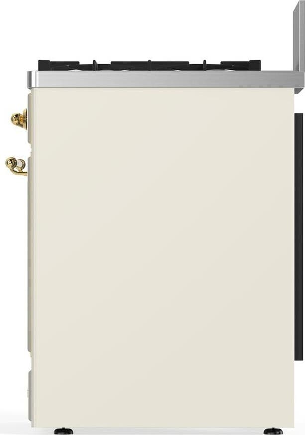 Ilve UM30QNR3AWG Antique White With Brass Trim, Natural Gas