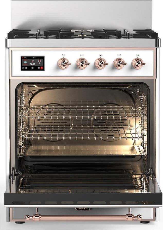 Ilve UM30NR3WHP White With Copper Trim, Natural Gas