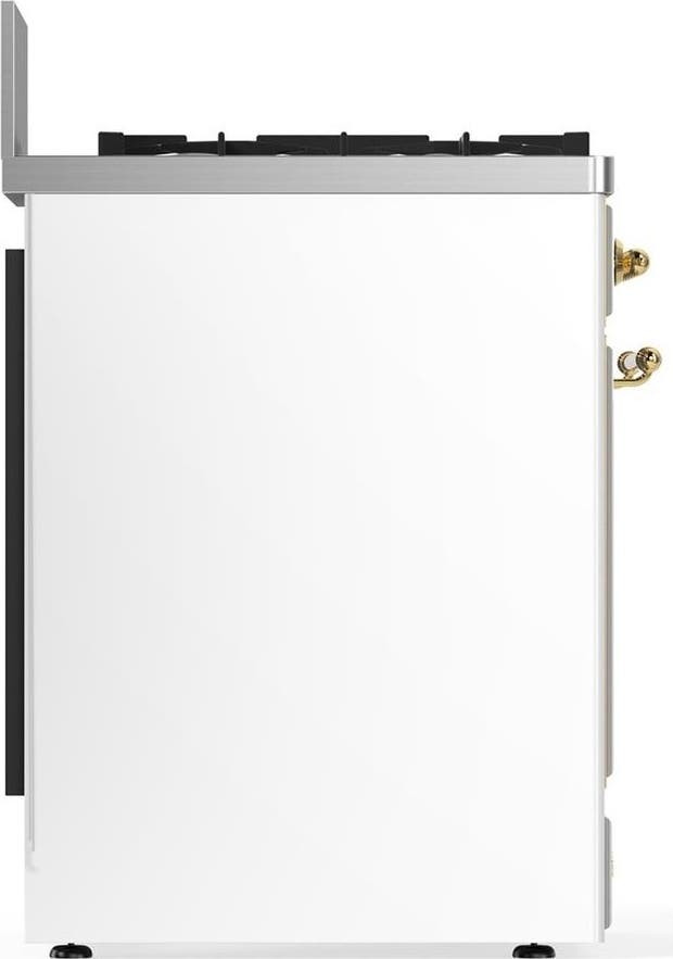 Ilve UM30NR3WHG White With Brass Trim, Natural Gas