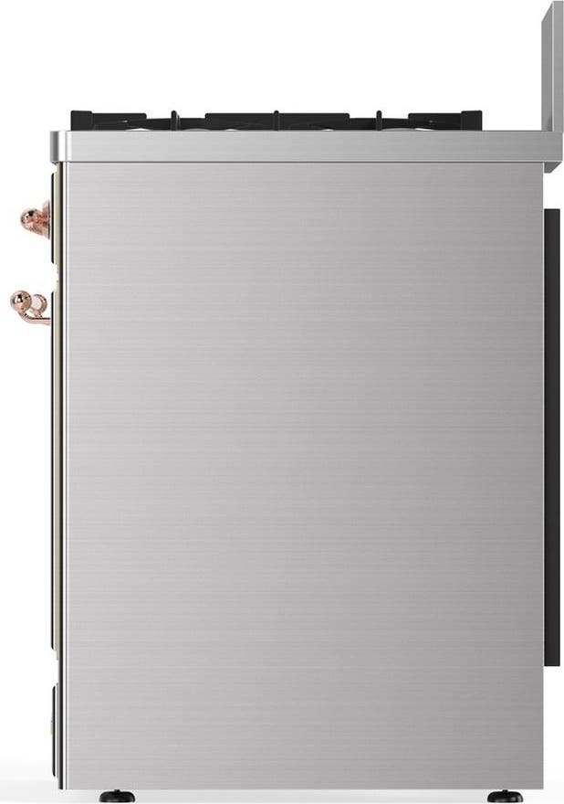 Ilve UM30NR3SSPLP Stainless Steel With Copper Trim, Liquid Propane