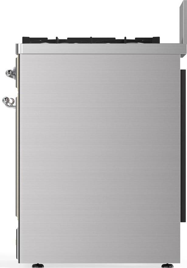 Ilve UM30NR3SSC Stainless Steel With Chrome Trim, Natural Gas