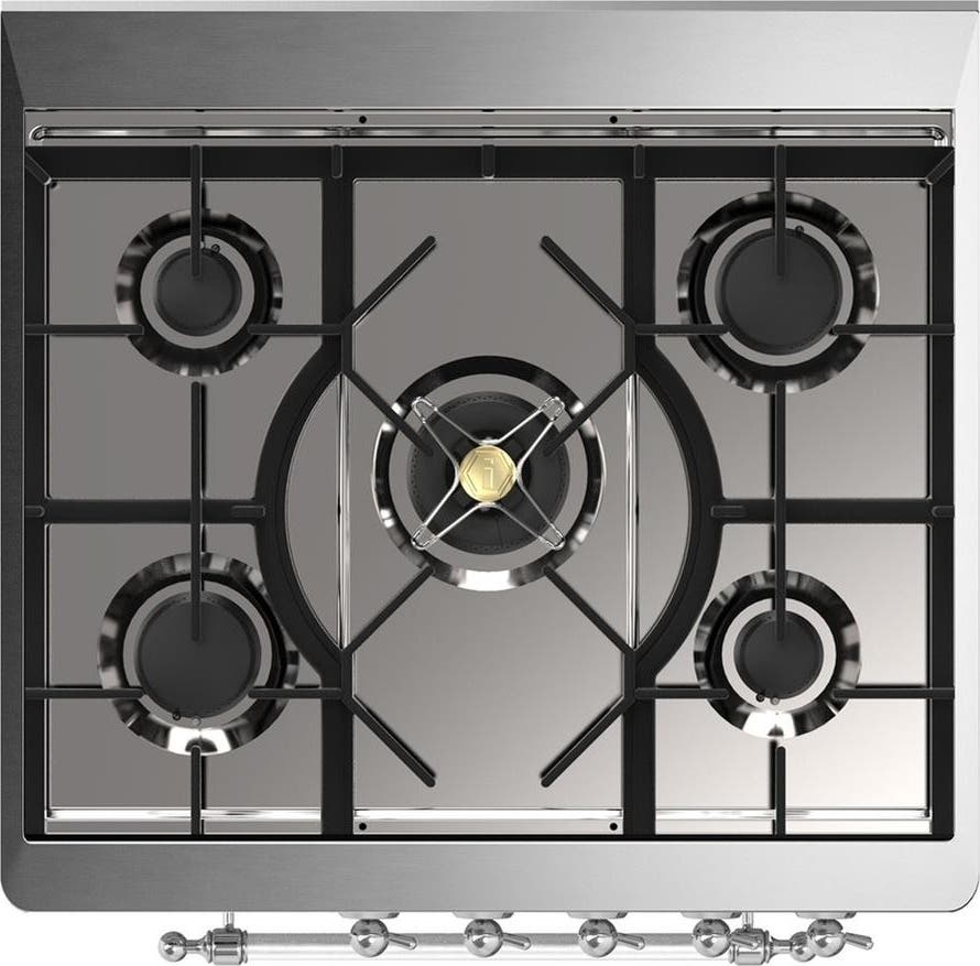 Ilve UM30NR3RAC Ral With Chrome Trim, Natural Gas