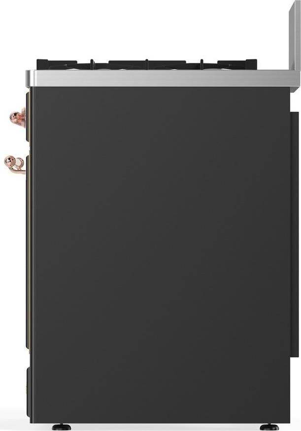 Ilve UM30NR3MGPLP Matte Graphite With Copper Trim, Liquid Propane