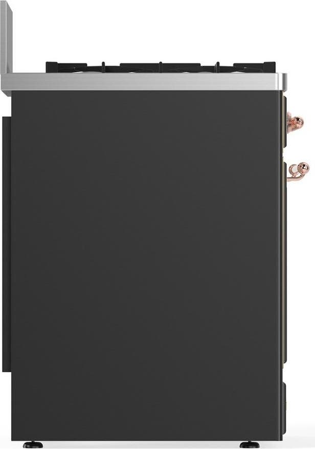 Ilve UM30NR3MGPLP Matte Graphite With Copper Trim, Liquid Propane