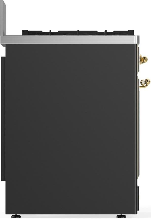 Ilve UM30NR3MGG Matte Graphite With Brass Trim, Natural Gas