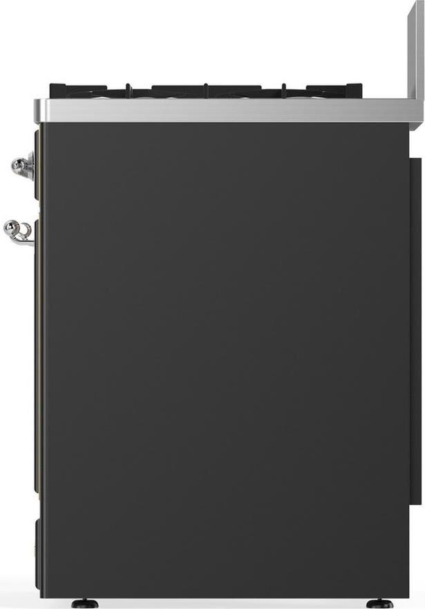 Ilve UM30NR3MGCLP Matte Graphite With Chrome Trim, Liquid Propane