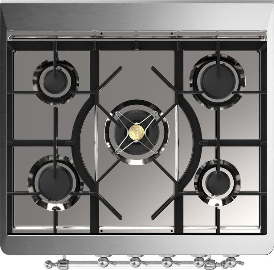 Ilve UM30NR3MBC Midnight Blue With Chrome Trim, Natural Gas