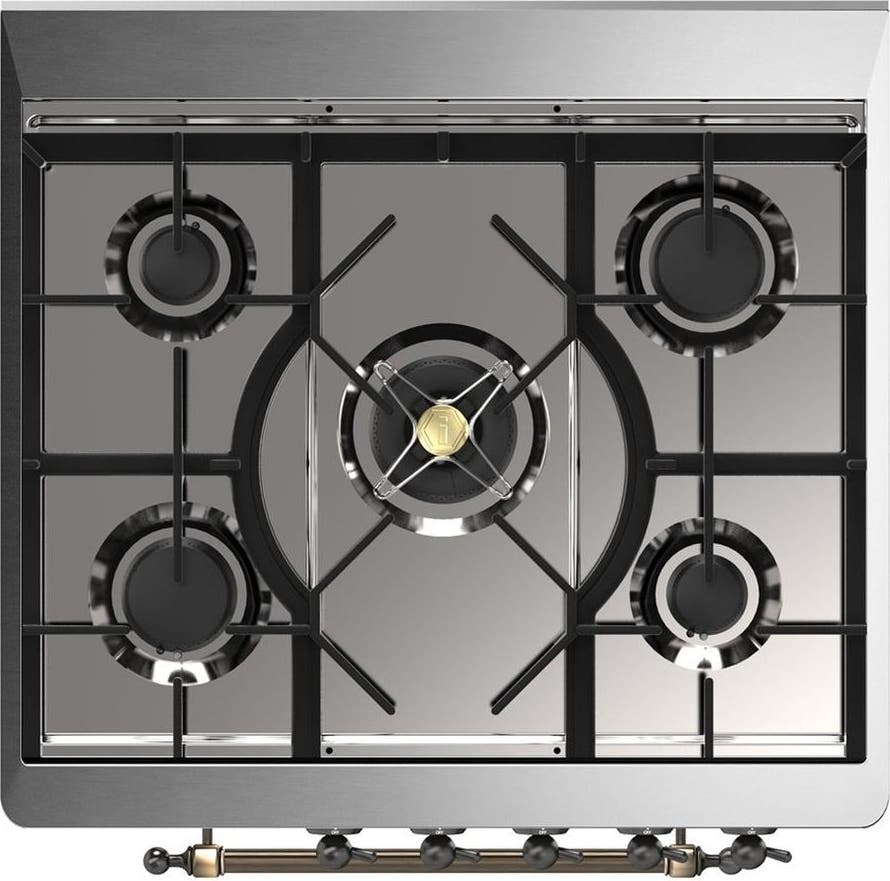 Ilve UM30NR3MBB Midnight Blue With Burnished Trim, Natural Gas