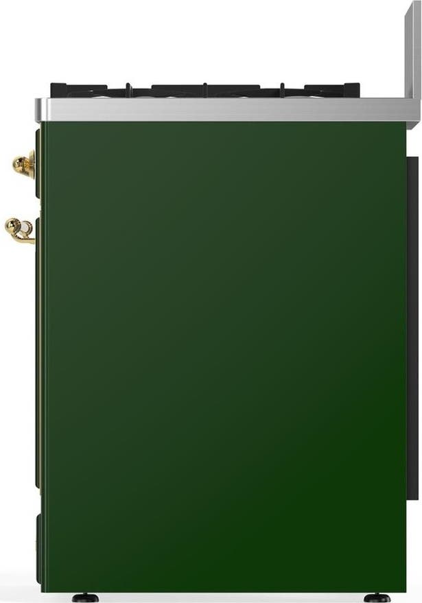 Ilve UM30NR3EGG Emerald Green With Brass Trim, Natural Gas