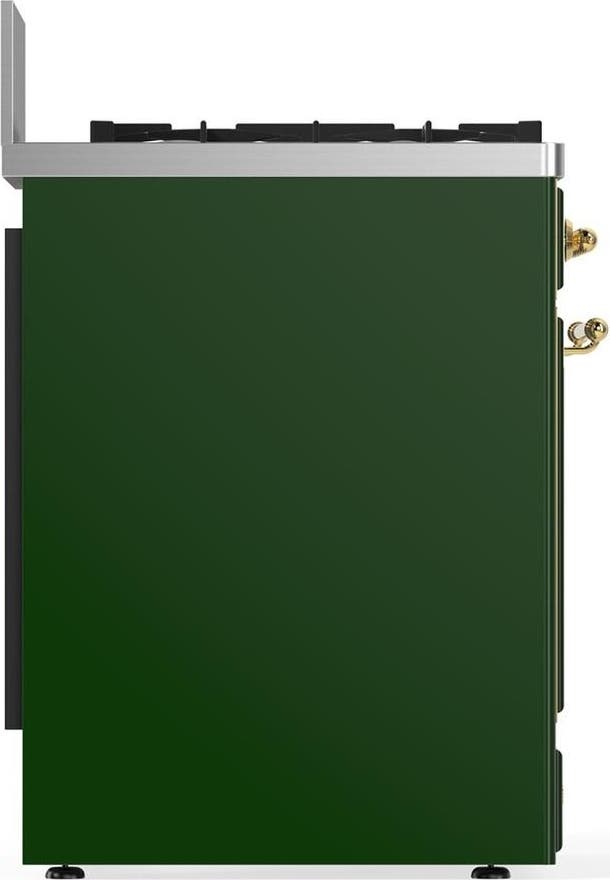 Ilve UM30NR3EGG Emerald Green With Brass Trim, Natural Gas