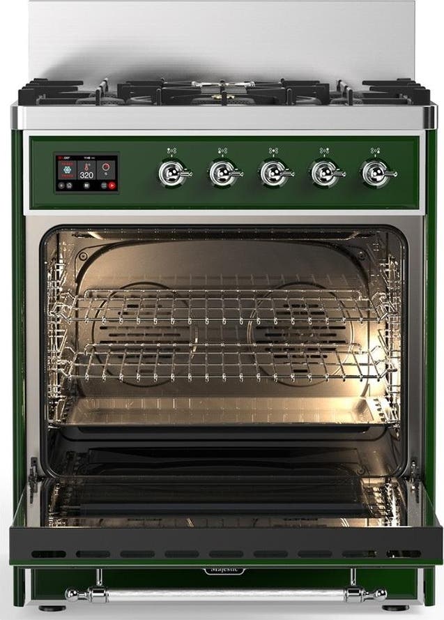 Ilve UM30NR3EGCLP Emerald Green With Chrome Trim, Liquid Propane