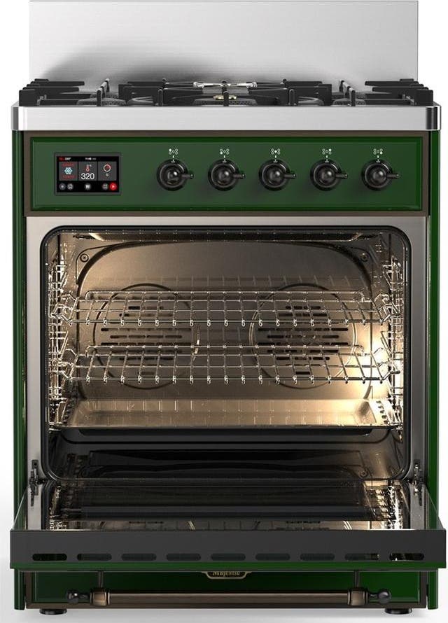 Ilve UM30NR3EGB Emerald Green With Burnished Trim, Natural Gas