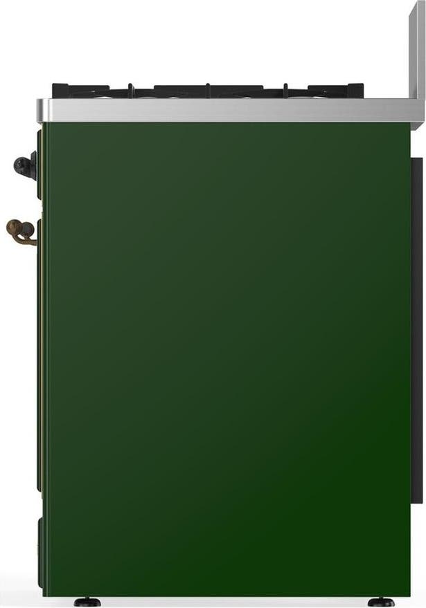 Ilve UM30NR3EGB Emerald Green With Burnished Trim, Natural Gas