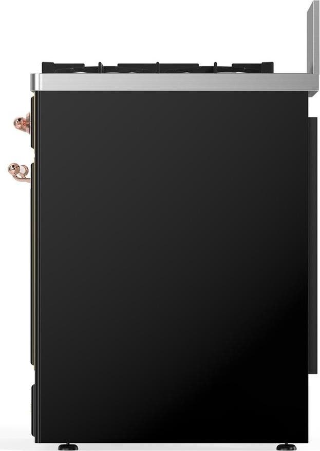 Ilve UM30NR3BKP Glossy Black With Copper Trim, Natural Gas