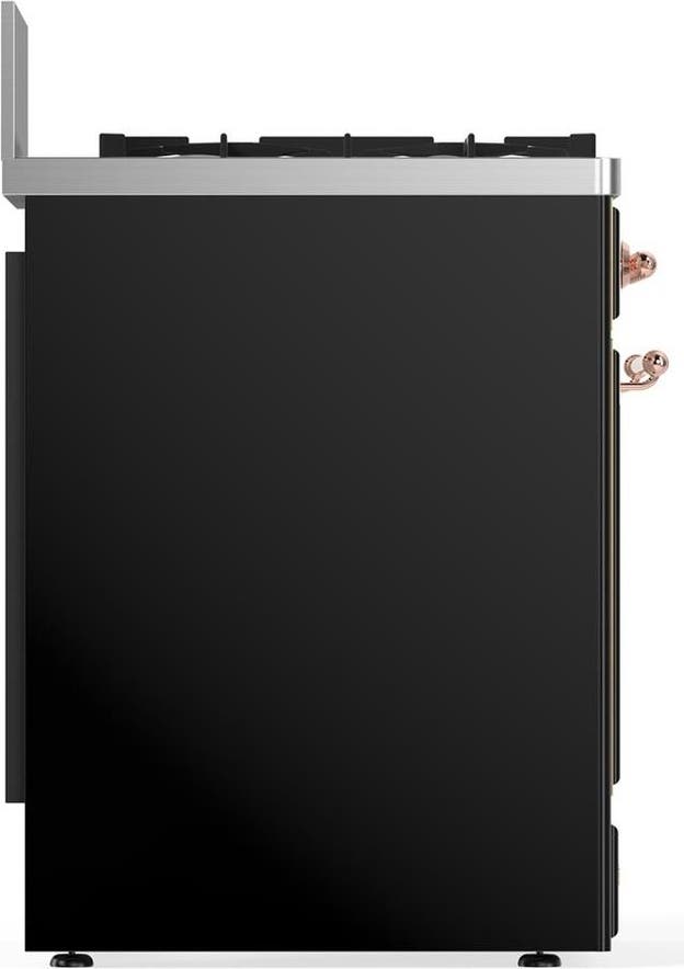 Ilve UM30NR3BKP Glossy Black With Copper Trim, Natural Gas