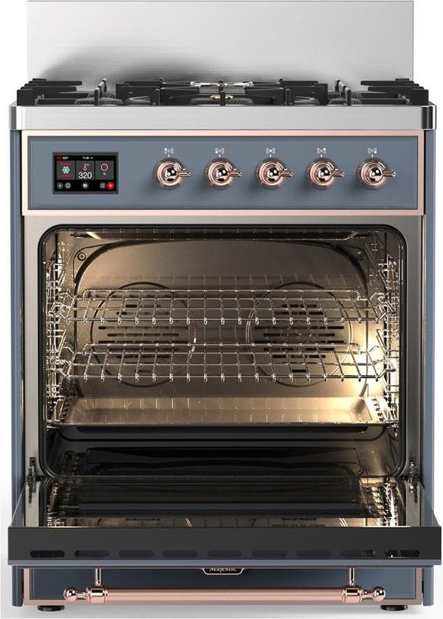 Ilve UM30NR3BGPLP Blue Grey With Copper Trim, Liquid Propane