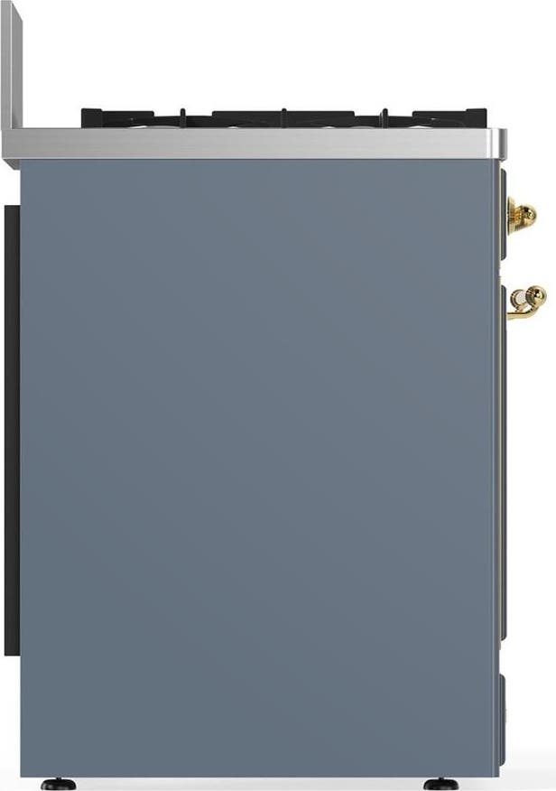 Ilve UM30NR3BGG Blue Grey With Brass Trim, Natural Gas