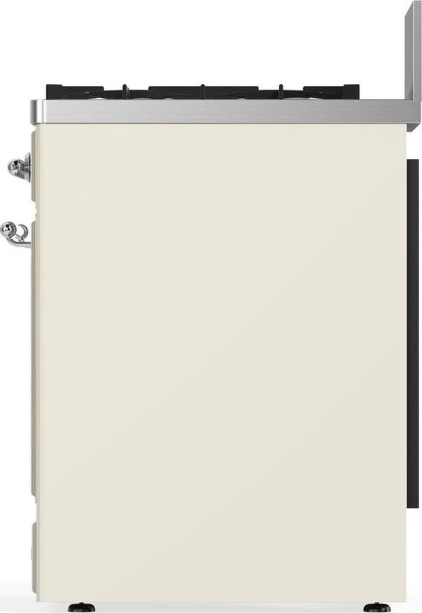 Ilve UM30NR3AWCLP Antique White With Chrome Trim, Liquid Propane