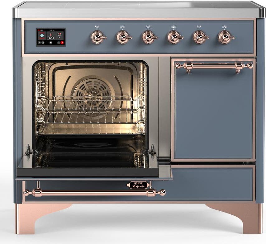 Ilve UMDIB40QNR3BGP Blue Grey With Copper Trim