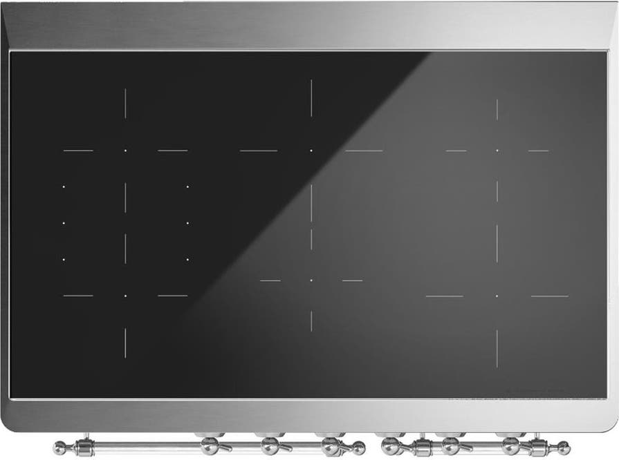 Ilve UMDIB40QNR3BGC Blue Grey With Chrome Trim