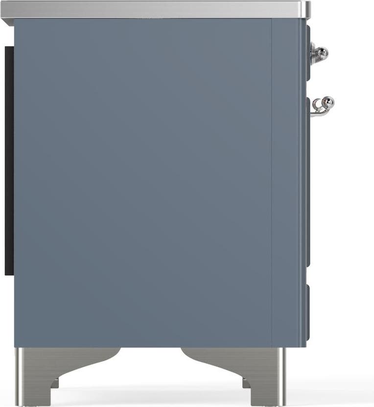 Ilve UMDIB40QNR3BGC Blue Grey With Chrome Trim