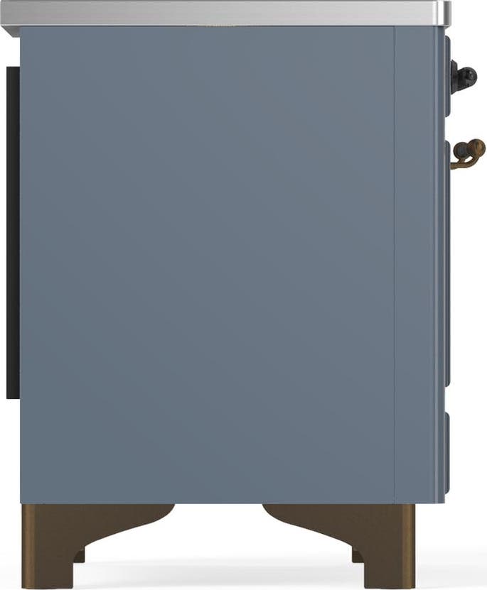 Ilve UMDIB40QNR3BGB Blue Grey With Burnished Trim