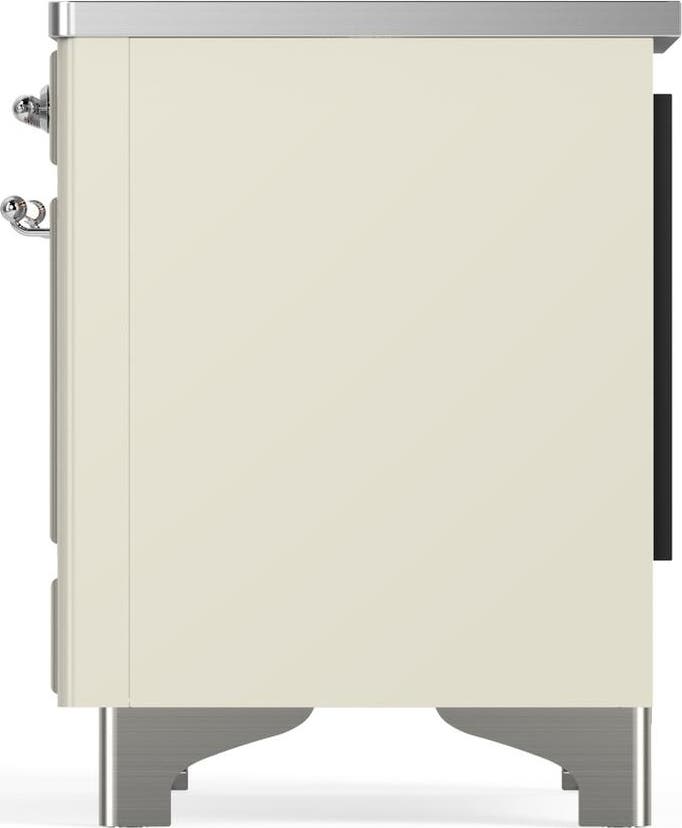 Ilve UMDIB40QNR3AWC Antique White With Chrome Trim