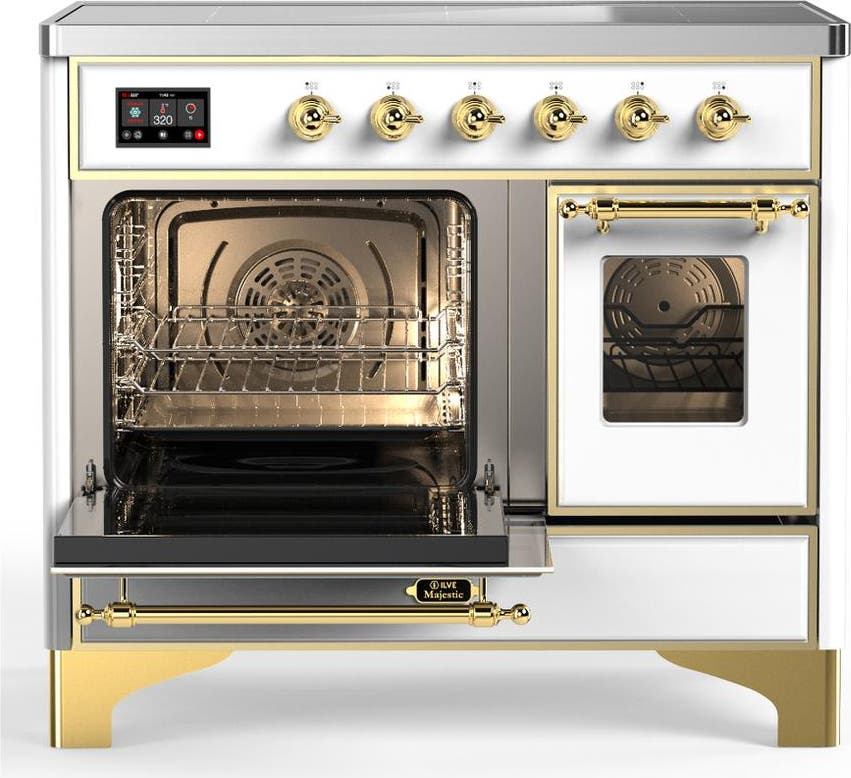Ilve UMDIB40NR3WHG White With Brass Trim