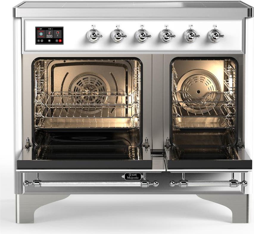Ilve UMDIB40NR3WHC White With Chrome Trim
