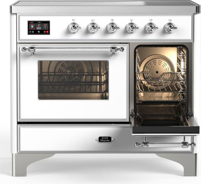 Ilve UMDIB40NR3WHC White With Chrome Trim