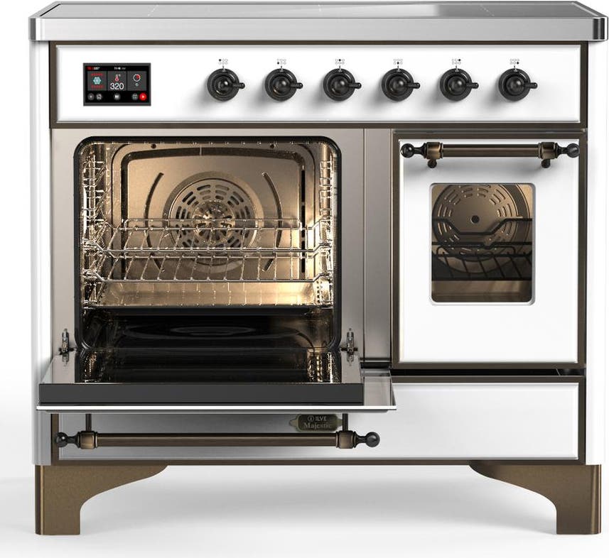 Ilve UMDIB40NR3WHB White With Burnished Trim