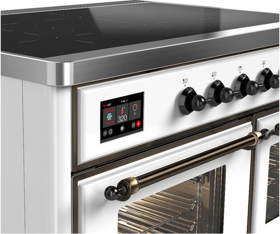 Ilve UMDIB40NR3WHB White With Burnished Trim