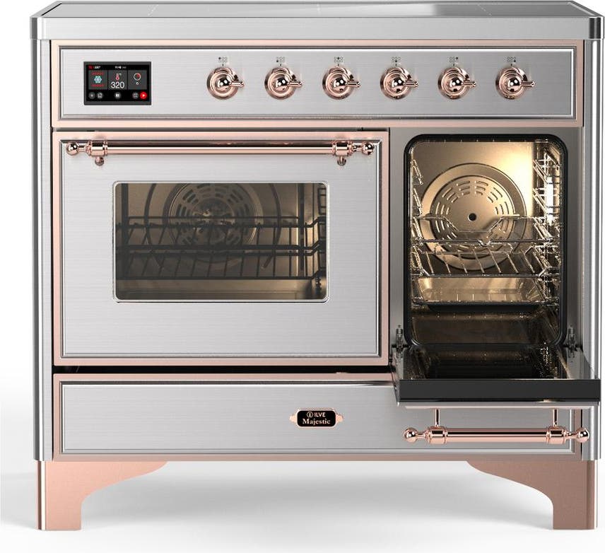 Ilve UMDIB40NR3SSP Stainless Steel With Copper Trim